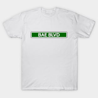 Bae Blvd Street Sign T-Shirt
